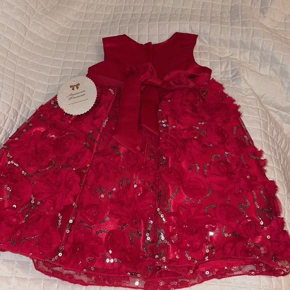 NWT- AMERICAN PRINCESS HOLIDAY DRESS SZ 2T - Picture 5 of 9